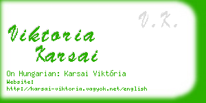 viktoria karsai business card